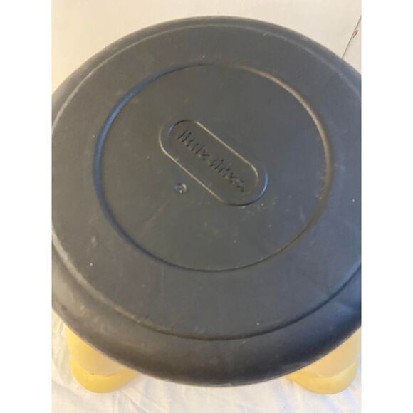 Little Tikes kids pretend play stool tan and black - Picture 2 of 7